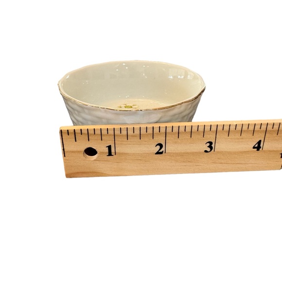 John Wagner & Sons Strawberry Basket Weave Small Bowl Ivyland PA Made in Japan - Picture 9 of 10